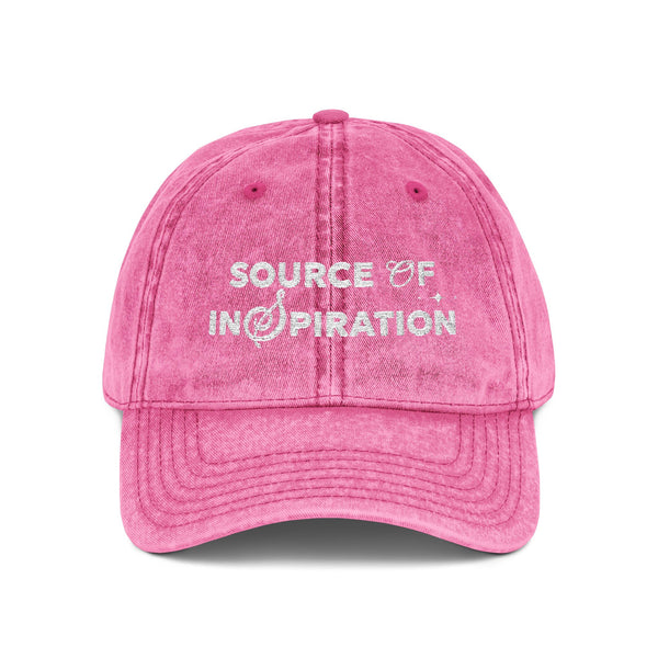 Source Of Inspiration Washed-Out Vintage Cap (Embroidery)