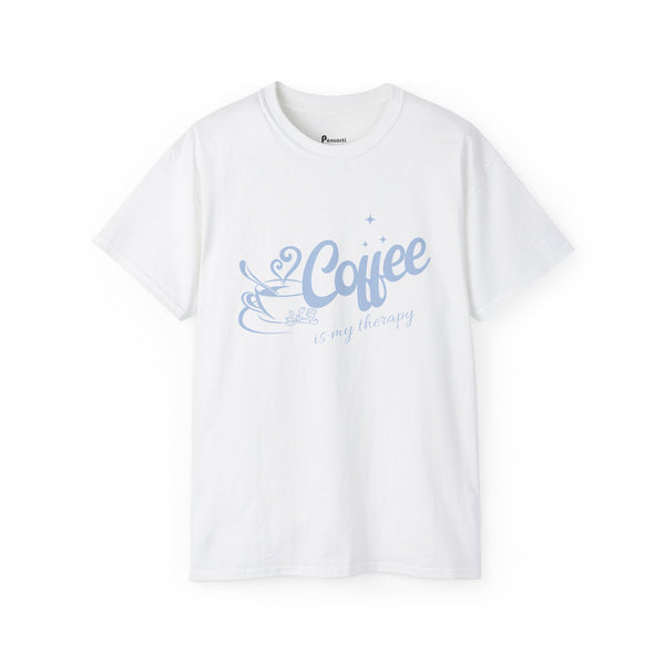 Coffee Is My Therapy  Classic Fit Cotton Tee