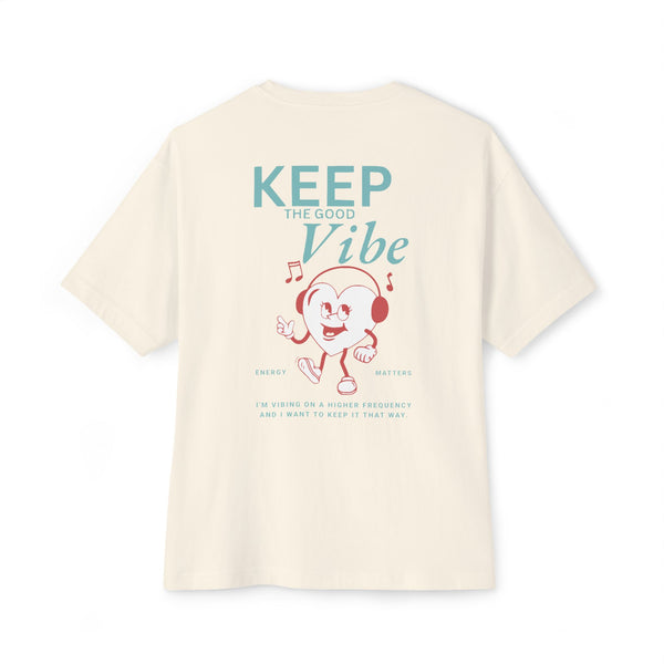 Keep The Good Vibe  Classic Fit Cotton Tee