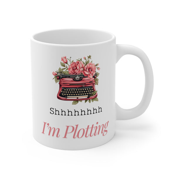 Tasse en céramique avec citation de l'écrivain, impression recto verso